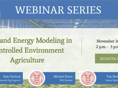 Light and Energy Modeling in Controlled Environment Agriculture